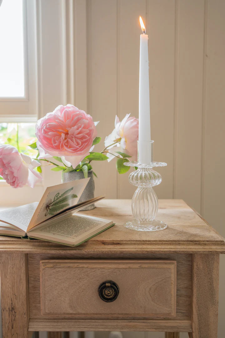 Medium Glass Candle Holder