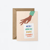Merci Thank You Greeting Card