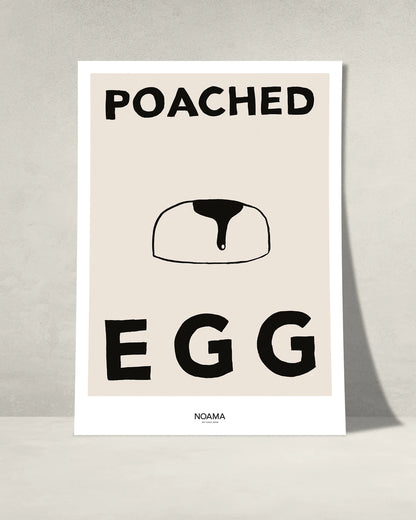 Poached Egg Print