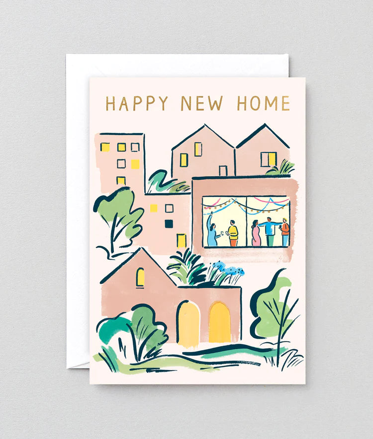 Happy New Home Housewarming Card