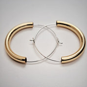 Ninkari Gold Plated Hoops