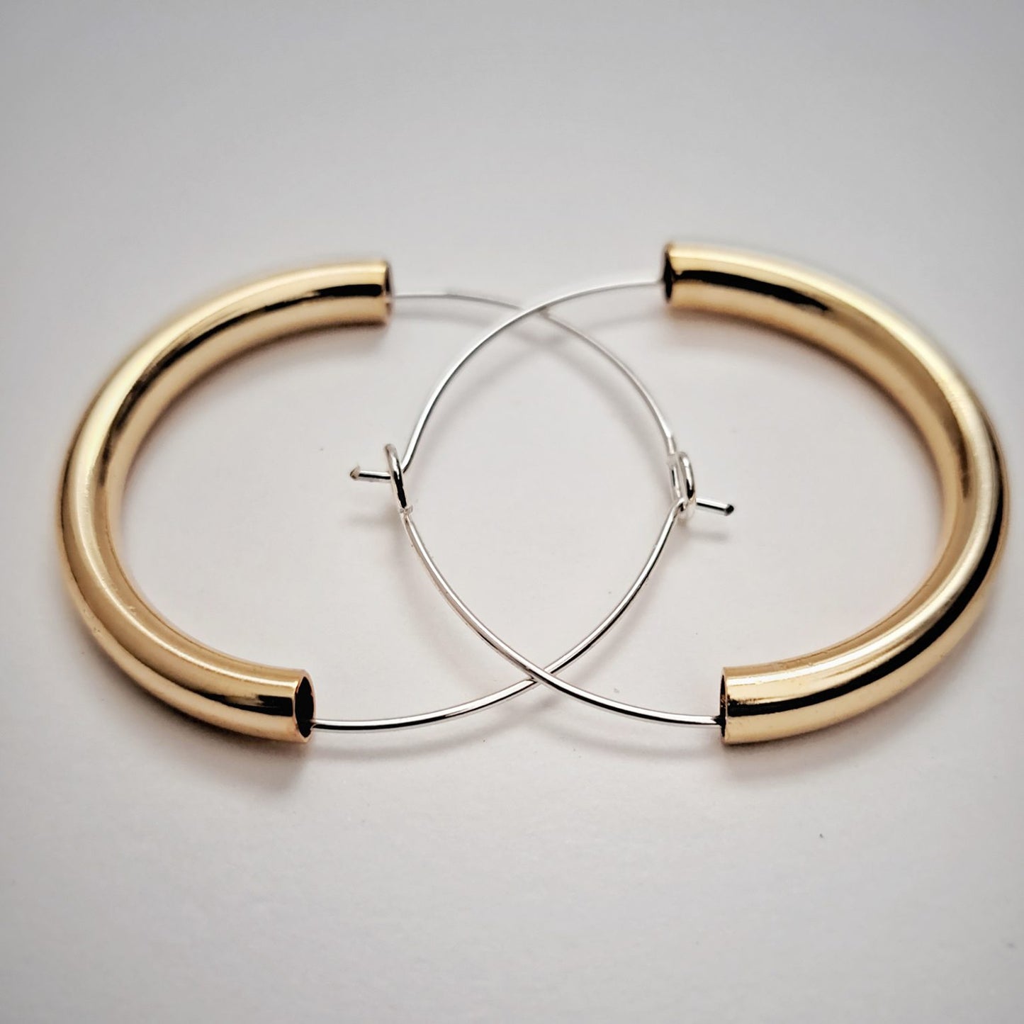 Ninkari Gold Plated Hoops