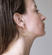 Ninkari Gold Plated Hoops