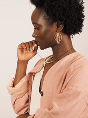 Brass and Bold Necklace | Nucleo, Brass Totems and Brass Disc