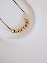 Brass and Bold Necklace | Nucleo, Brass Totems and Brass Disc