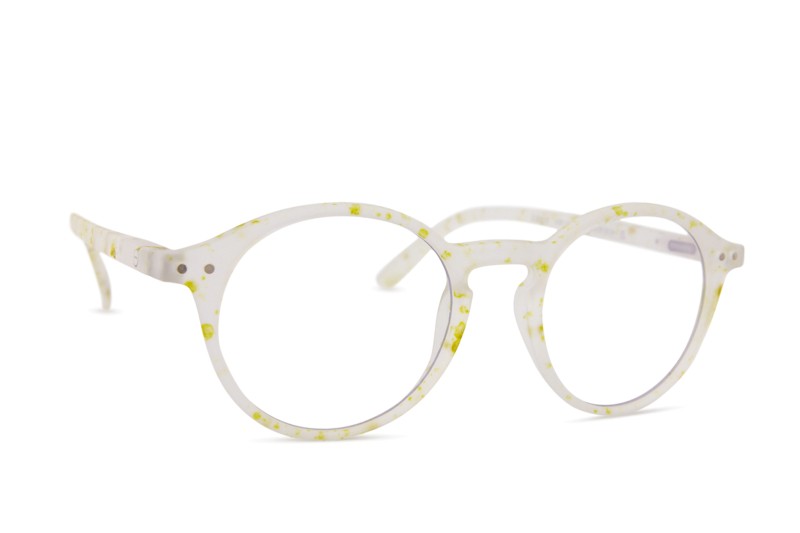 The Every Space adult Blue Light Glasses in Oily White style #D protective screen glasses by Izipizi