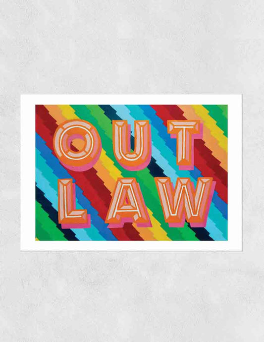 Outlaw Print by Sophie Ward
