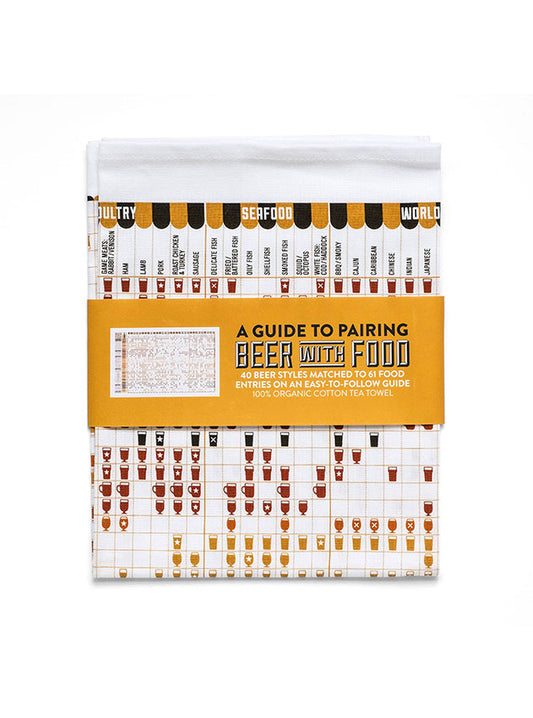 A Guide to Pairing Beer with Food Tea Towel