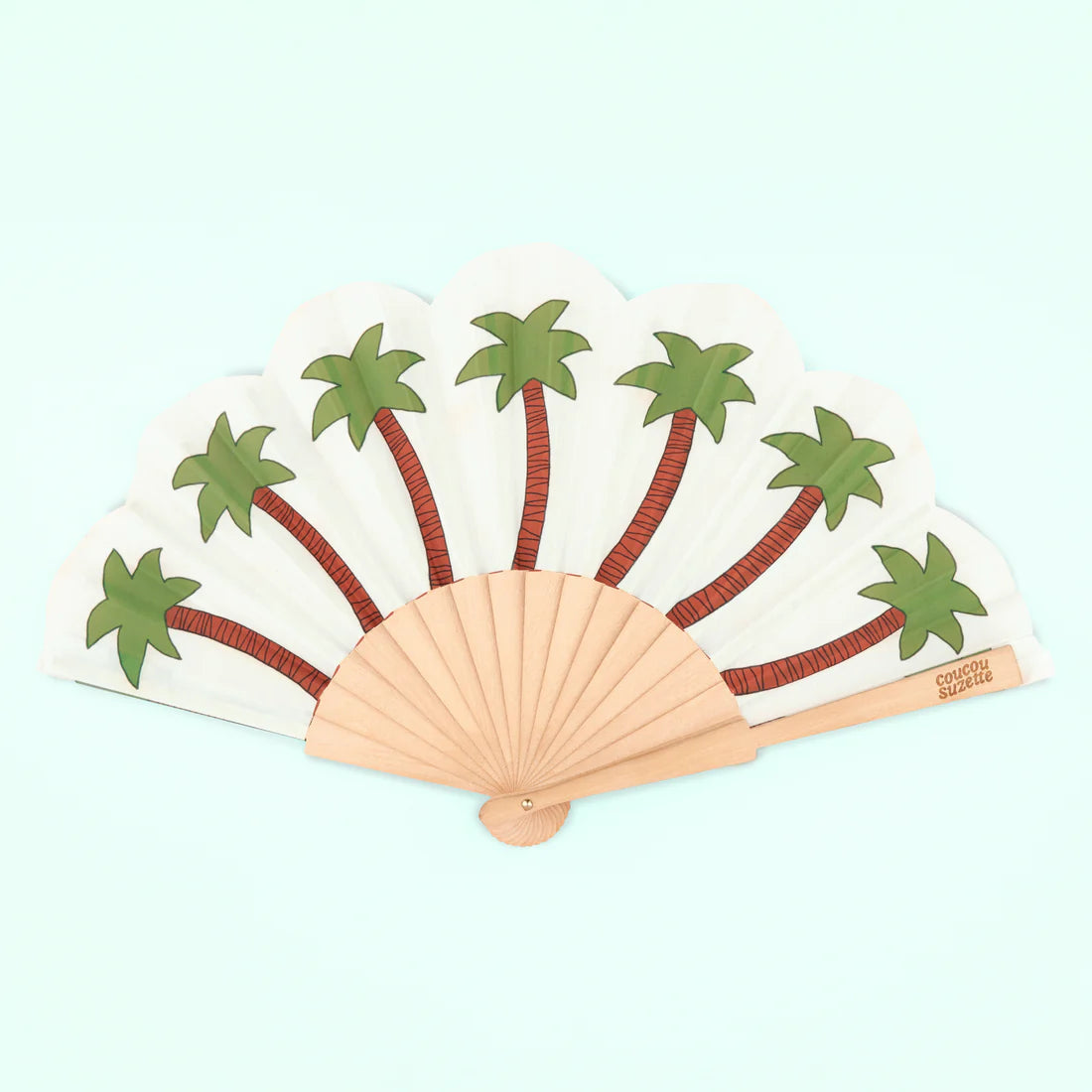 Coucou Suzette | Hand Fan | Palm Trees
