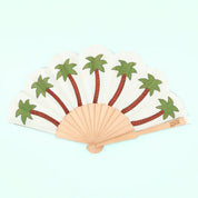 Coucou Suzette | Hand Fan | Palm Trees