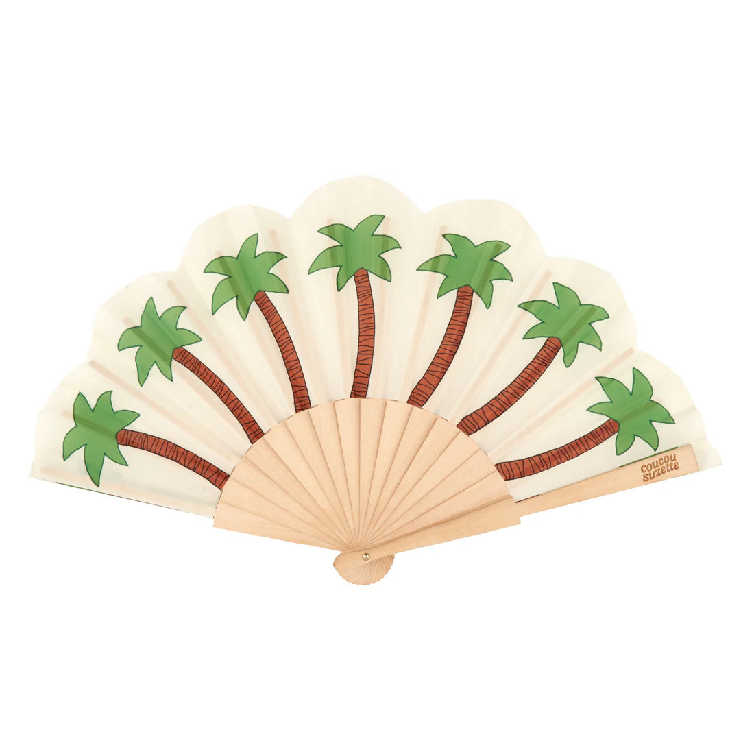 Coucou Suzette | Hand Fan | Palm Trees