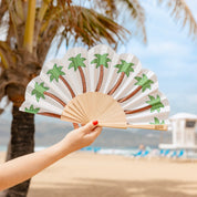 Coucou Suzette | Hand Fan | Palm Trees