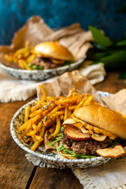 Splatter Enamelware Pasta Plate