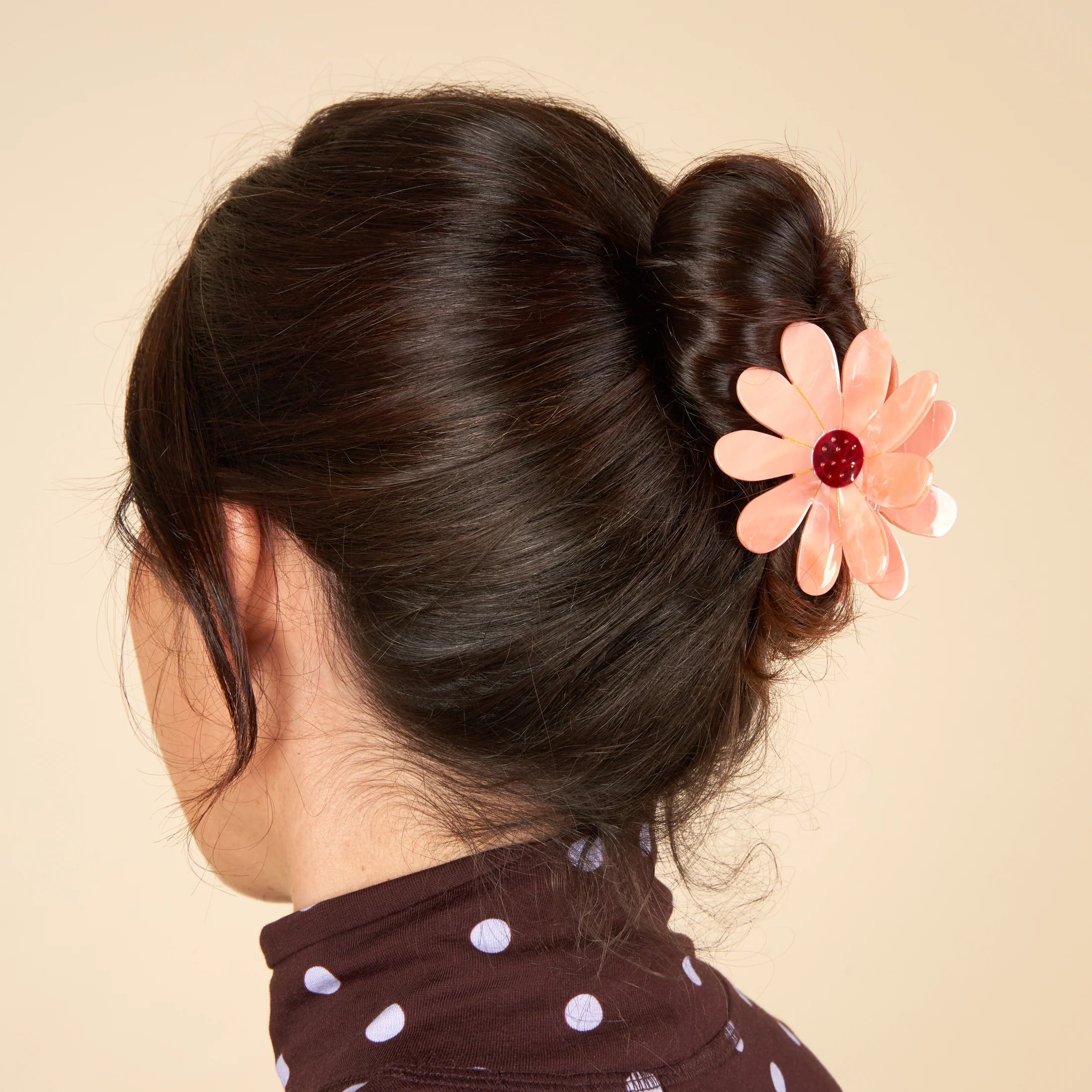 Coucou Suzette | Pink Flower Hair Claw