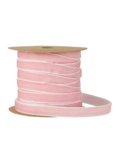 Velvet Ribbon On Spool | Light Pink 10m