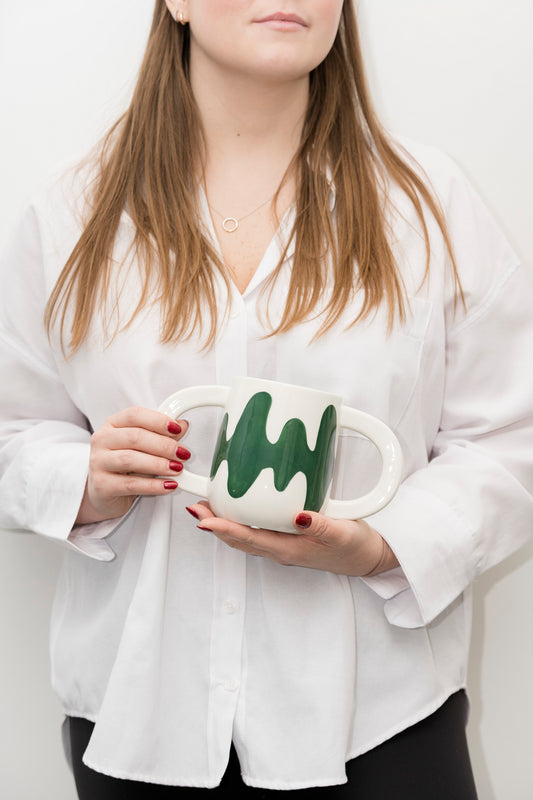 Plant Pot Paulina - Wobbly Waves