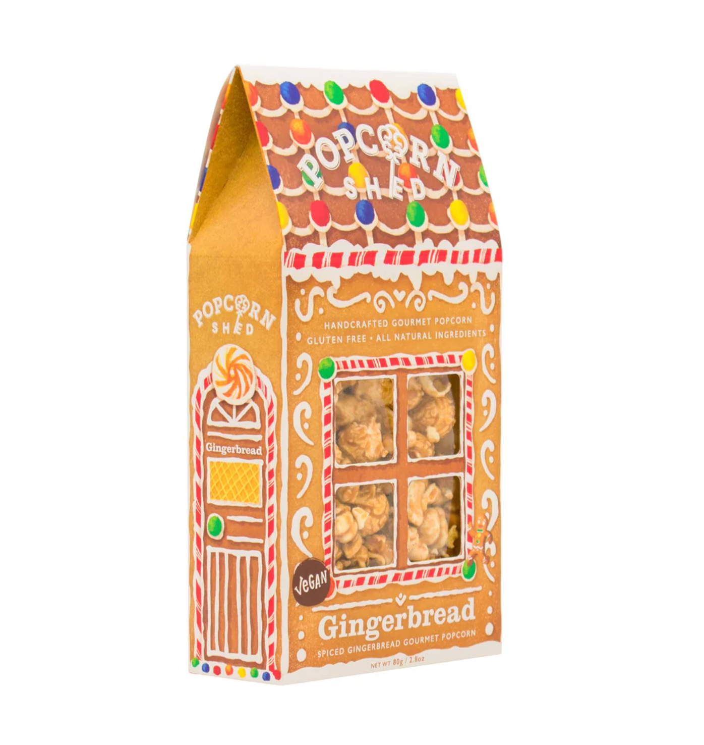 Gingerbread Popcorn Shed