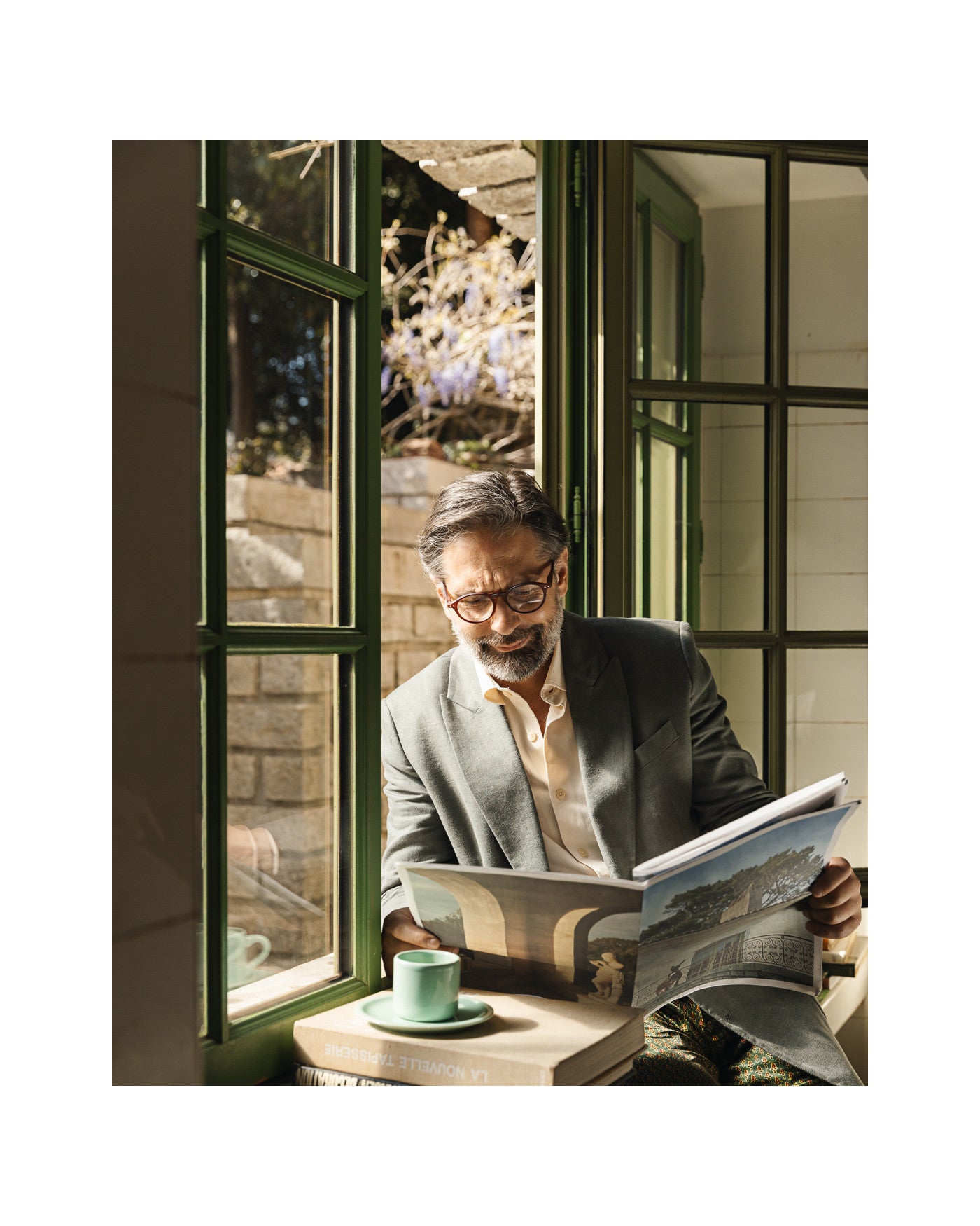 Reading Glasses 'Ceramic Beige #D