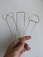 Minimal Brass Hair Pin