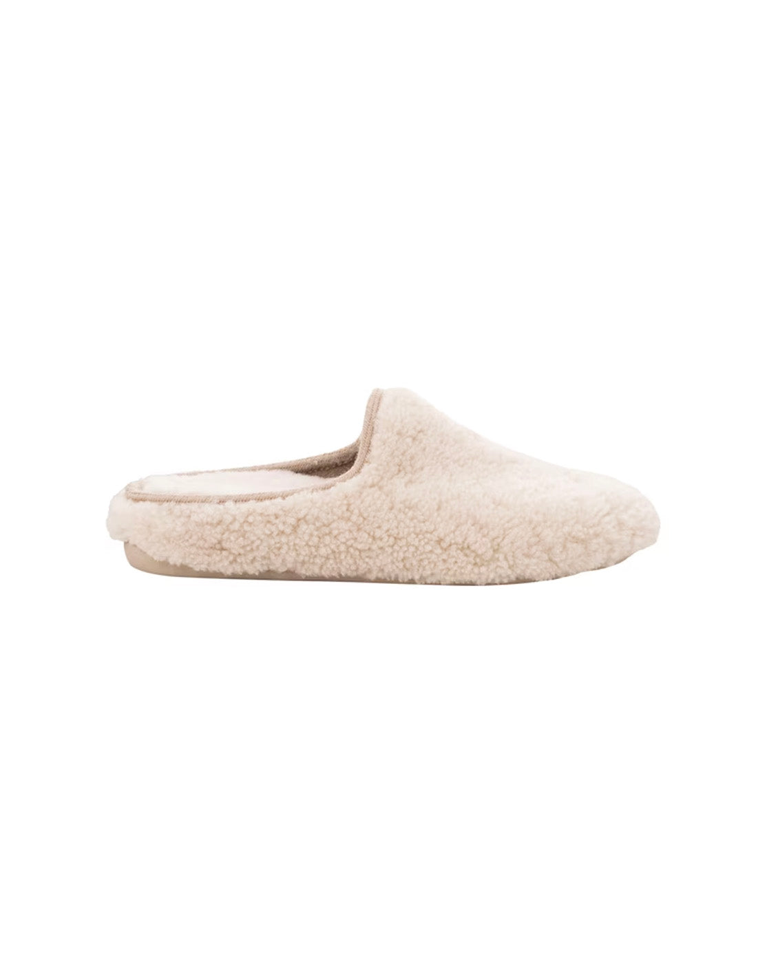 Rosie Slippers in Genuine Sheepskin - Creme