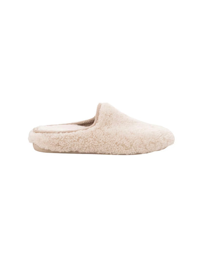 Rosie Slippers in Genuine Sheepskin - Creme