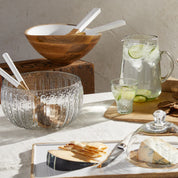 Ruffle Glass Lines | Large Bowl