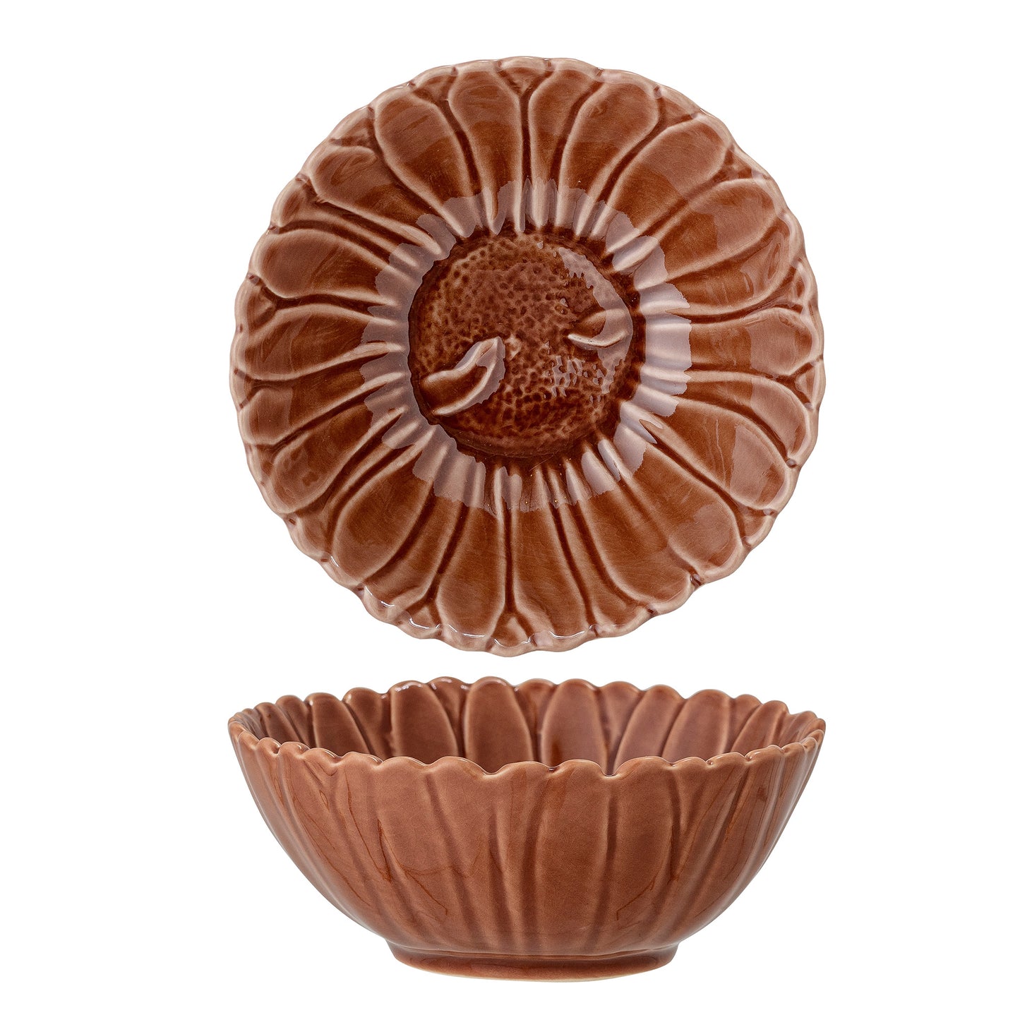 Savanna bowl brown stoneware