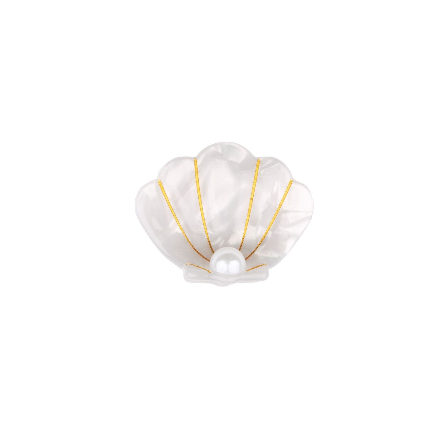 Scallop Shell Mini Hair Claw