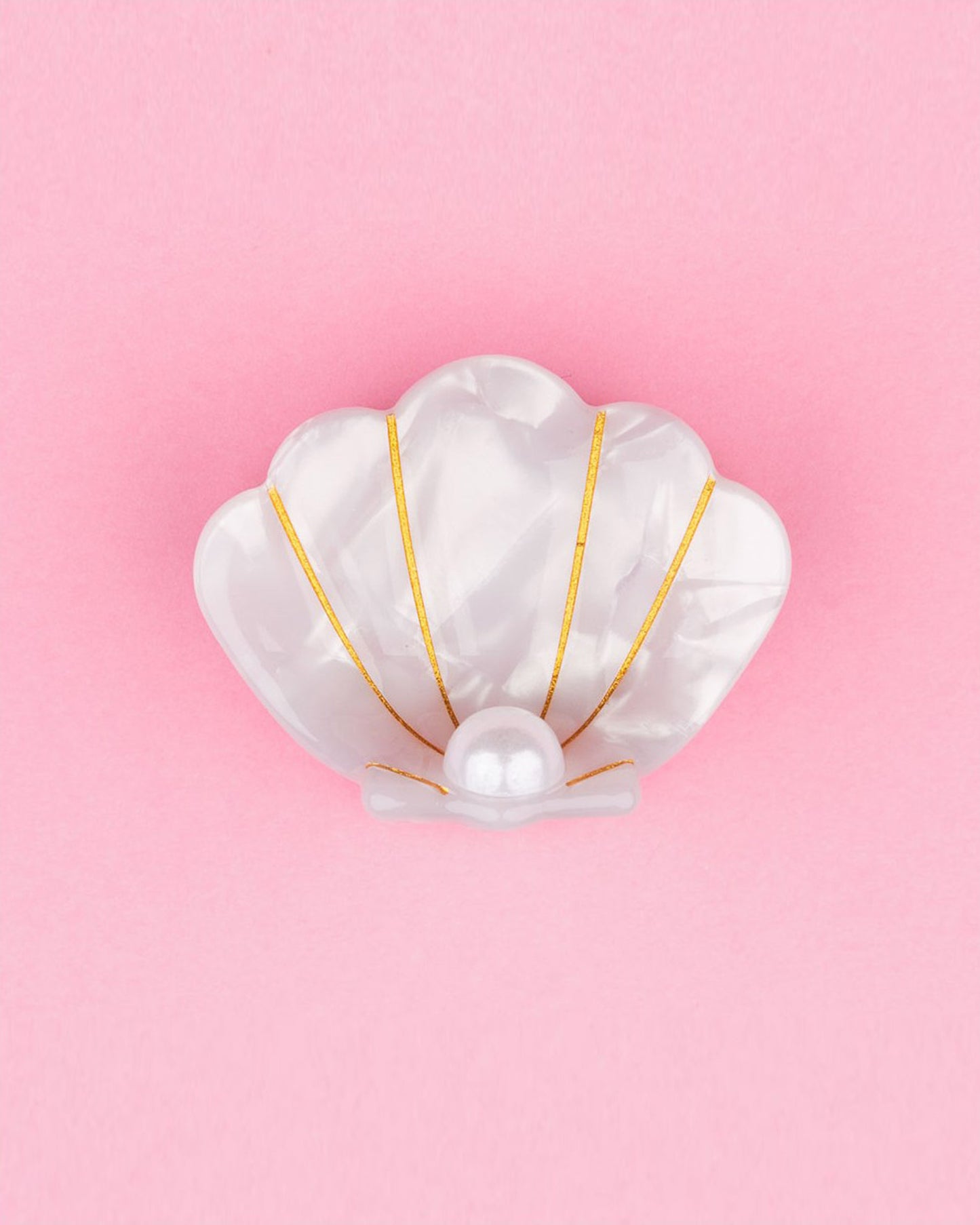 Scallop Shell Mini Hair Claw