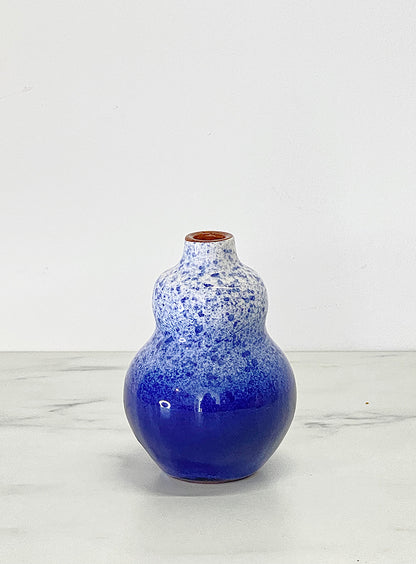 Mini 'Gourd' Spray Vase in Blue