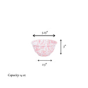 Splatter Enamelware Small Footed Bowl