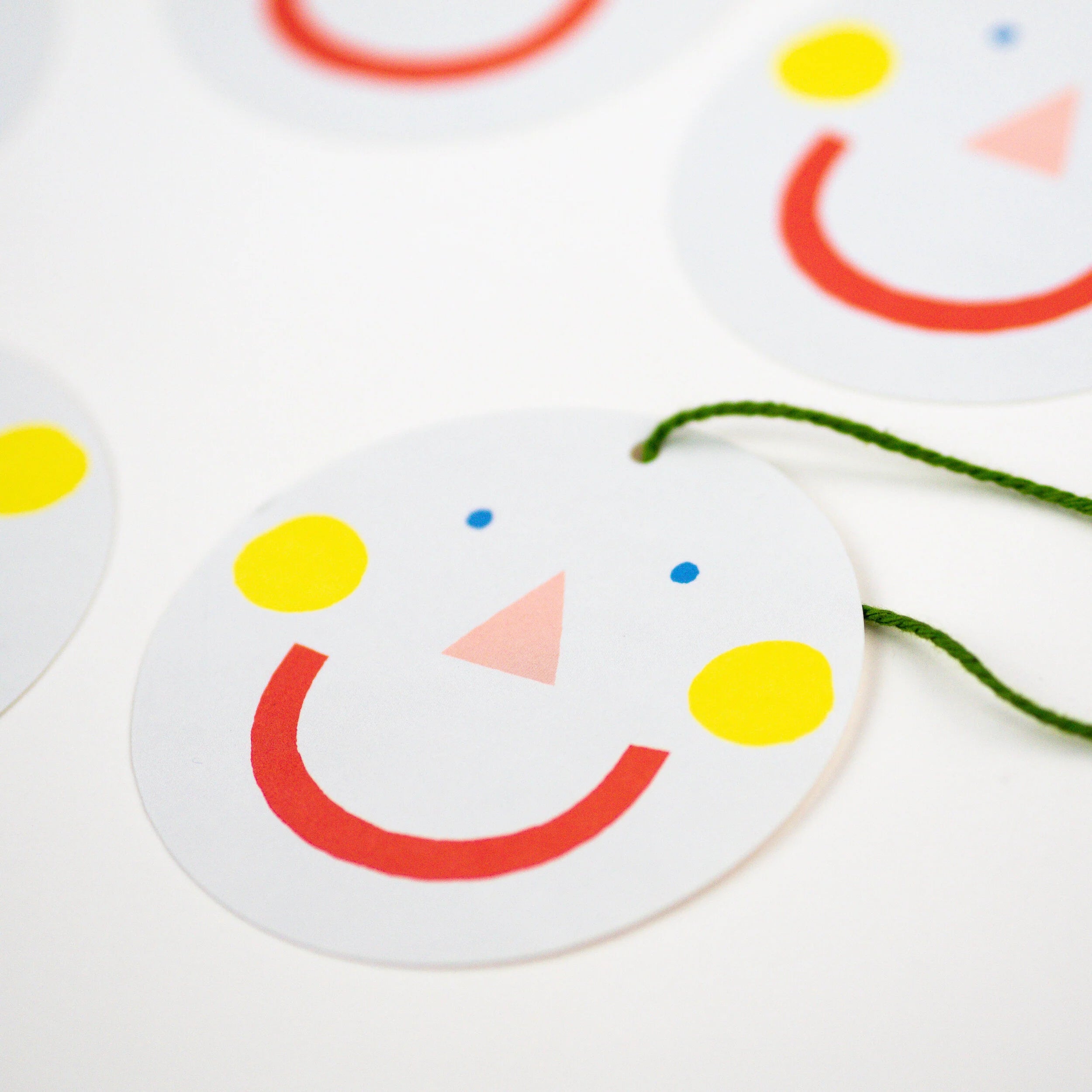 Smiley Faced GIft Tags