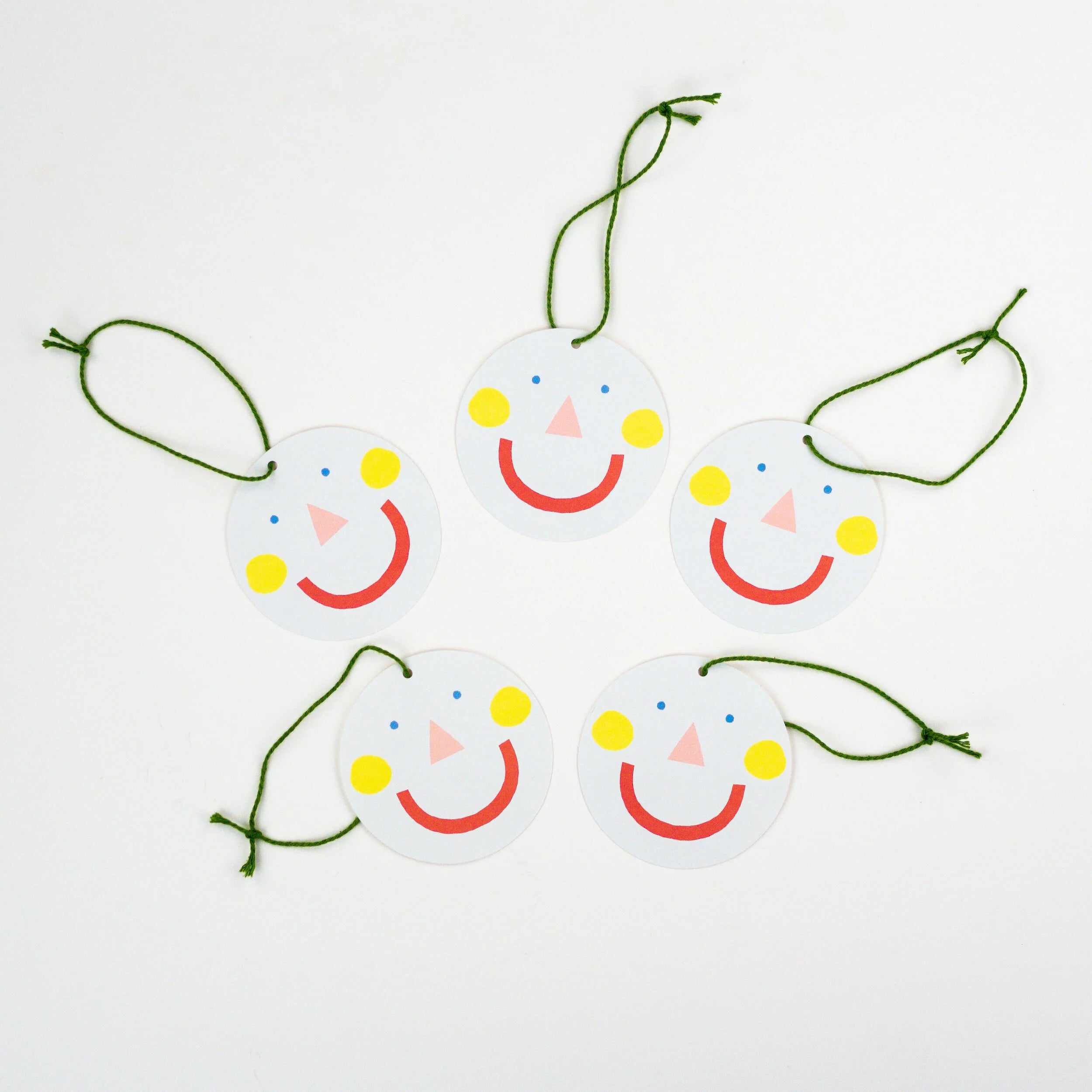 Smiley Faced GIft Tags