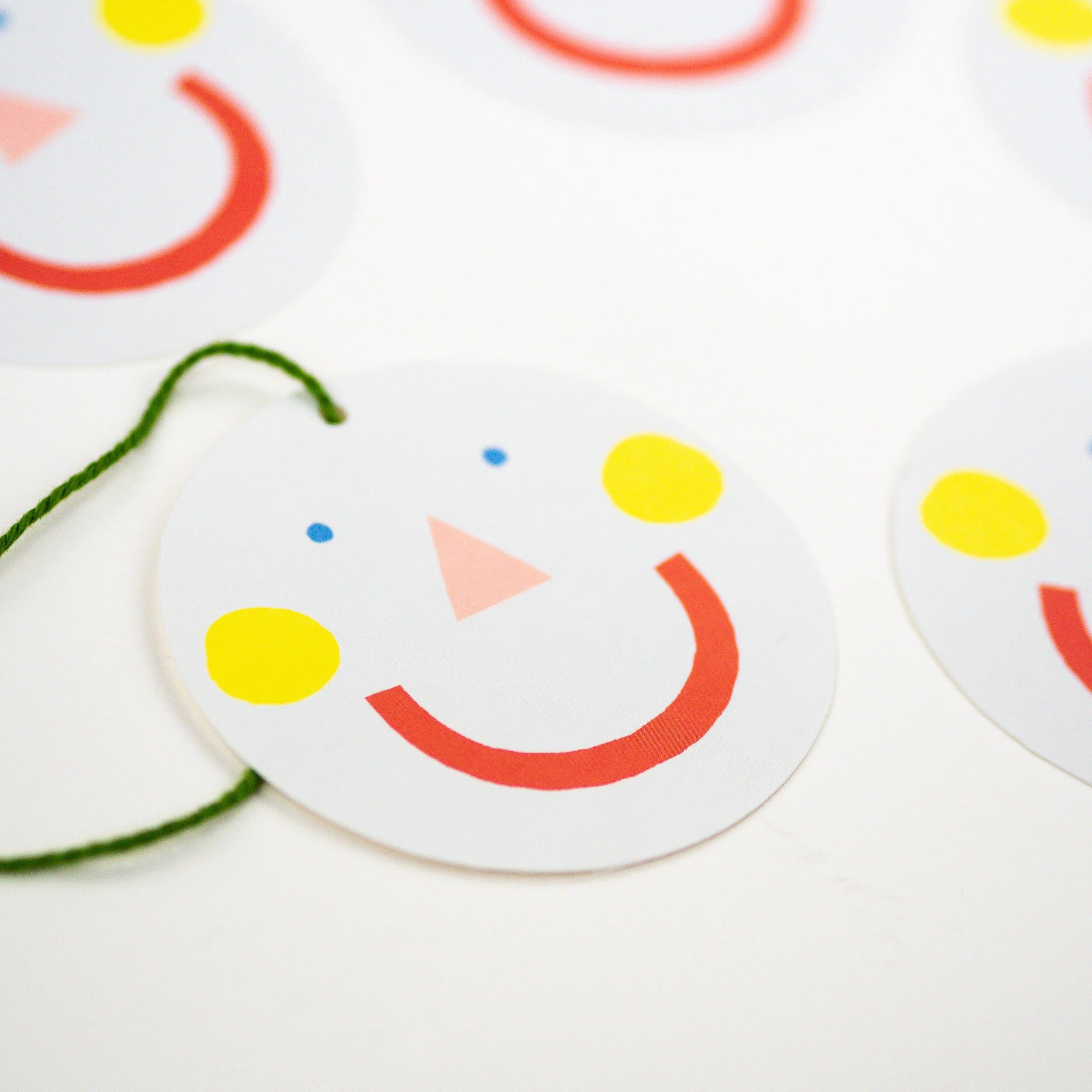 Smiley Faced GIft Tags