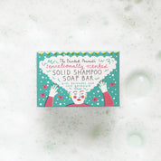 The Every Space sensationally scented Solid Shampoo Soap bar with lavender and rose geranium by The Printed Peanut