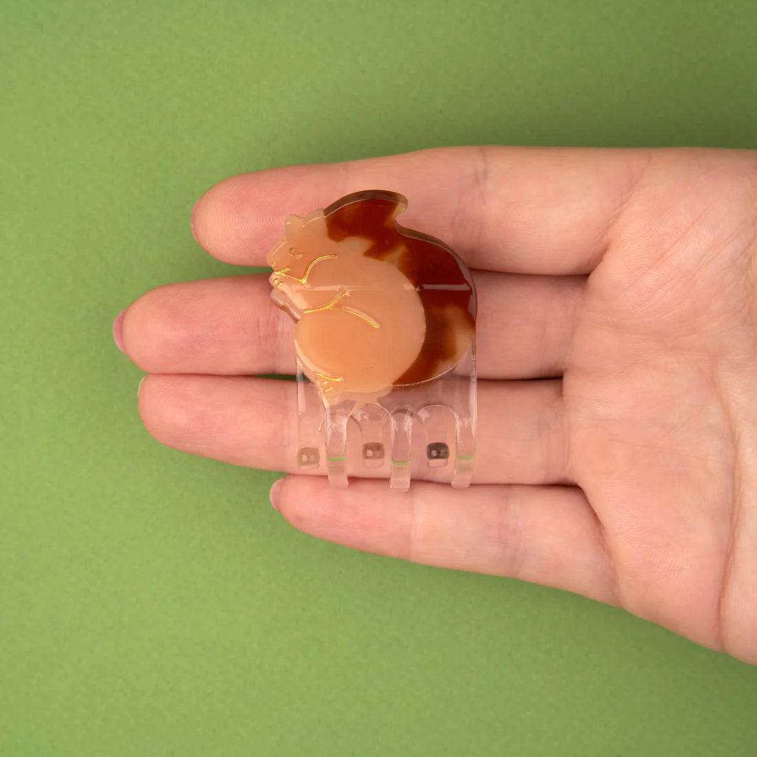 Squirrel | Mini Hair Claw