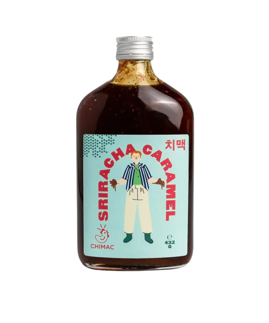 Chimac sriracha caramel sauce, 350ml bottle
