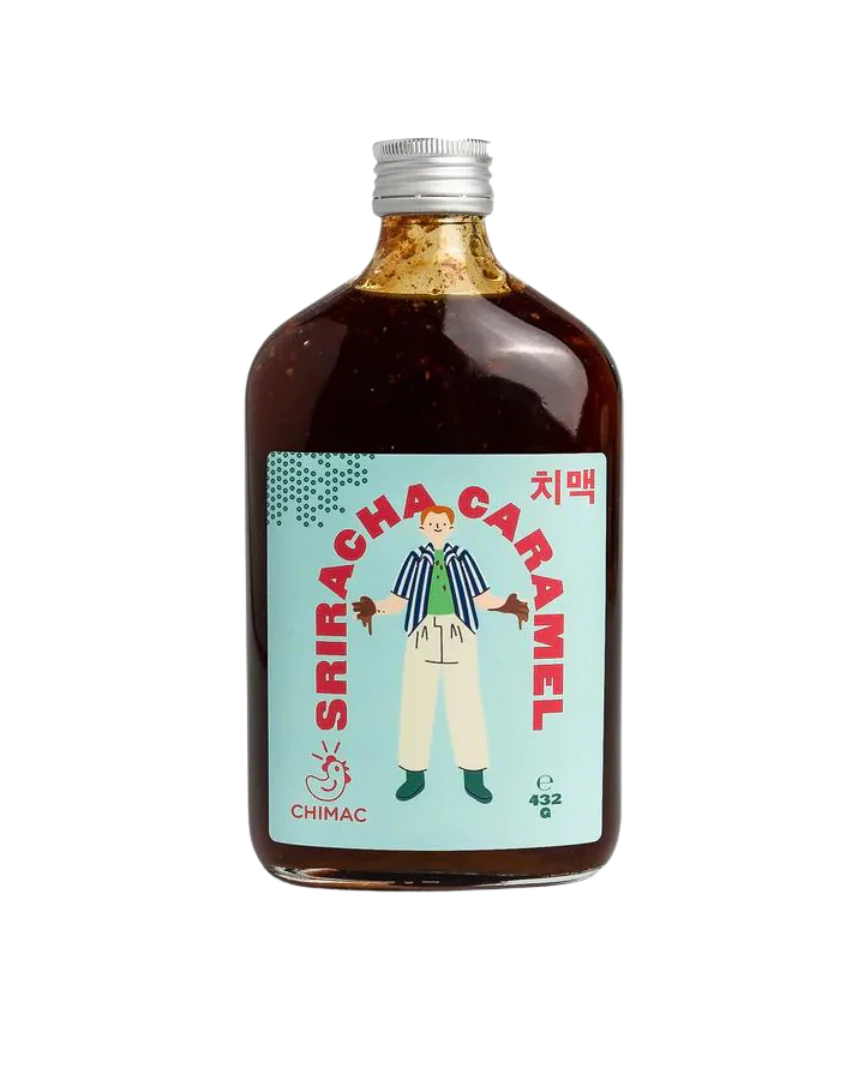 Chimac sriracha caramel sauce, 350ml bottle