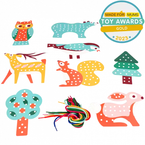 Learn To Stitch Activity Set - Woodland