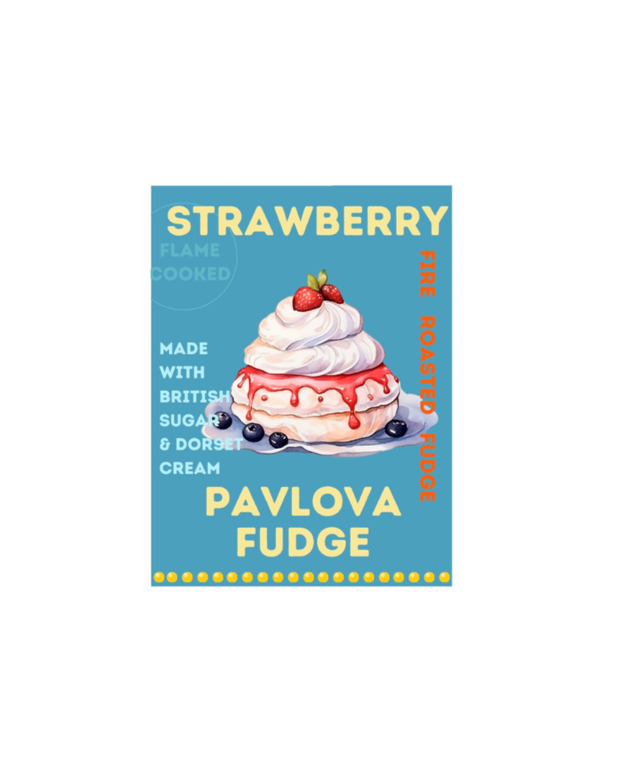 Strawberry Pavlova Flavour Fire Roasted | Artisan Fudge