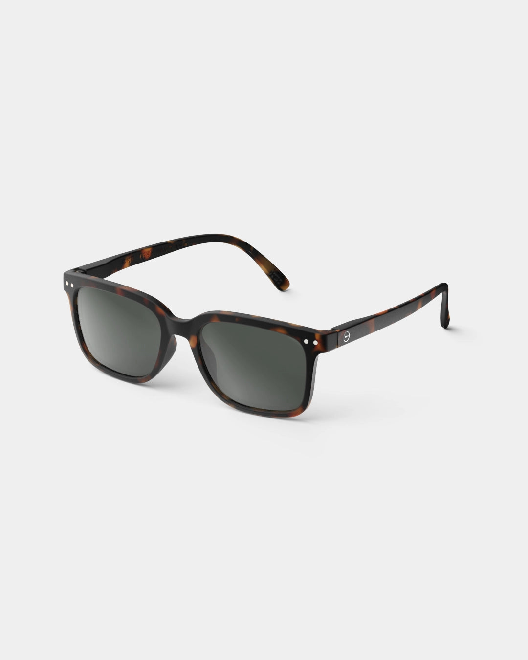 Sunglasses ‘Tortoise’ #L green lenses