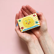 The Every Space You Are My Sunshine natural soap bar with orange and grapefruit by The Printed Peanut