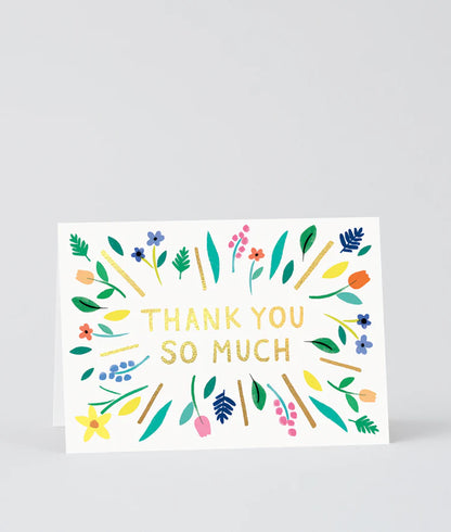 Thank You So Much Burst Card