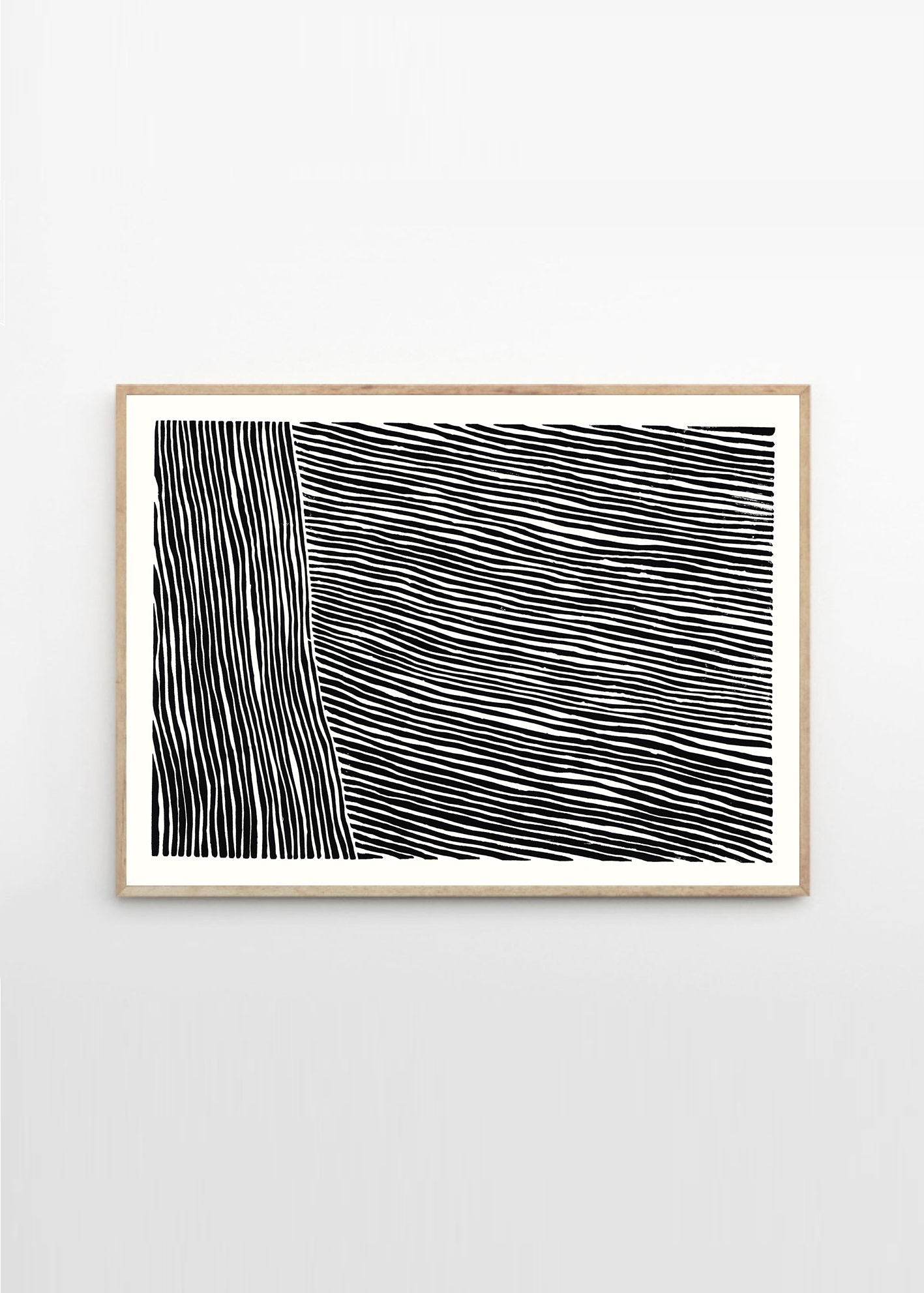 The Line No.02 Print - Framed