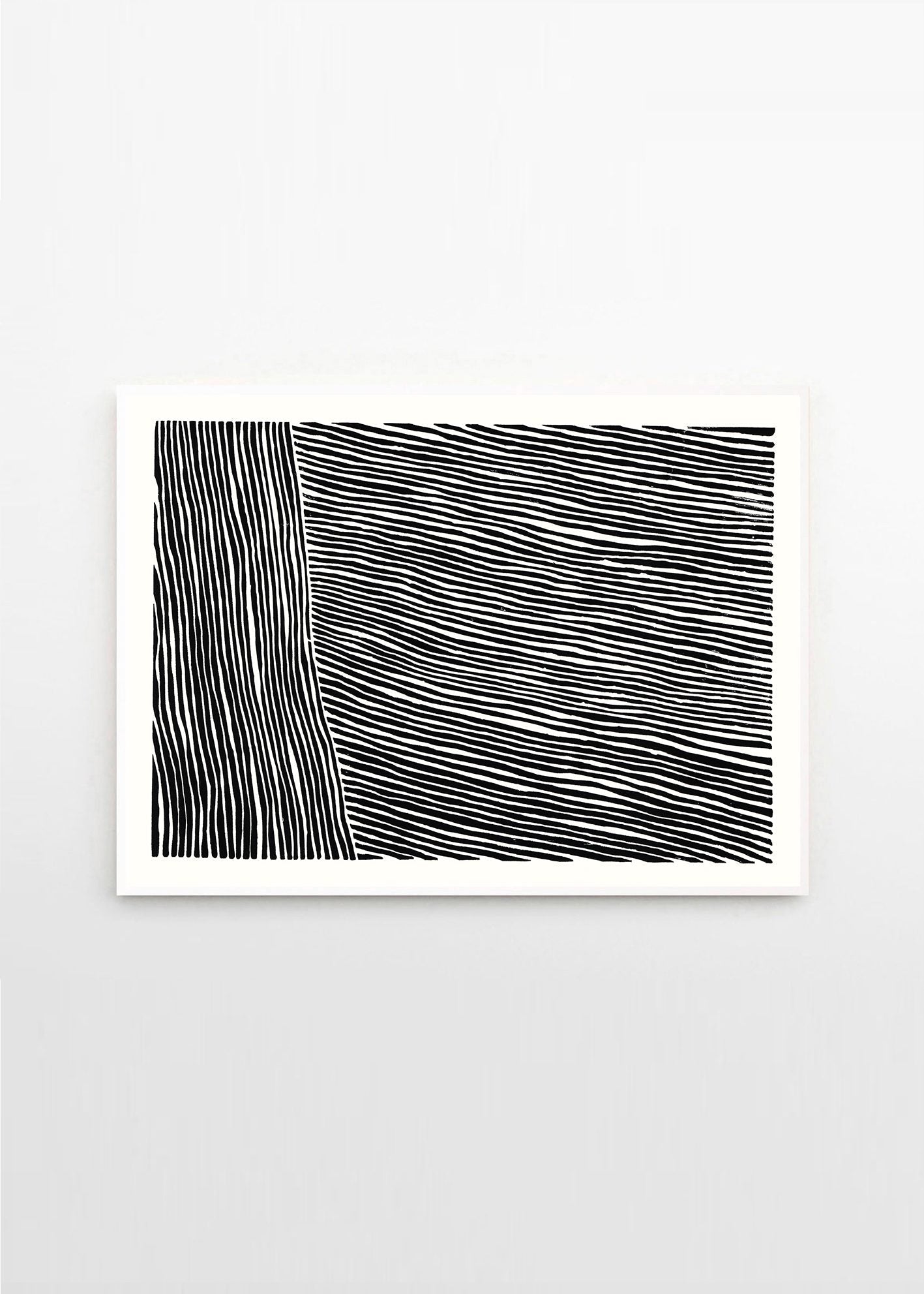 The Line No.02 Print - Framed