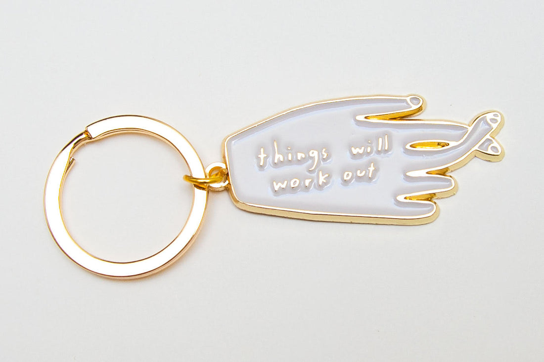 Things Will Work Out Keyring