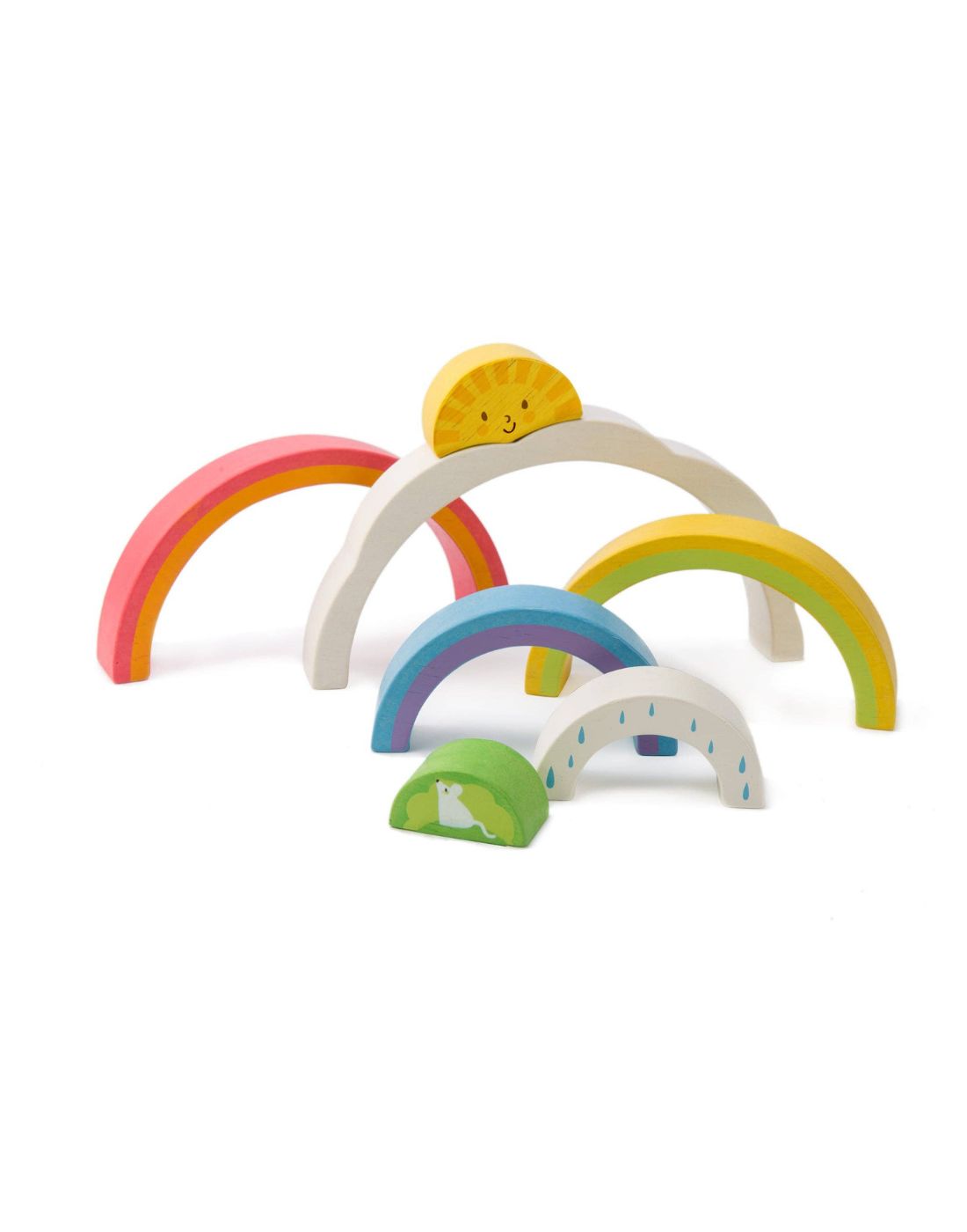 Rainbow Tunnel Wooden Toy