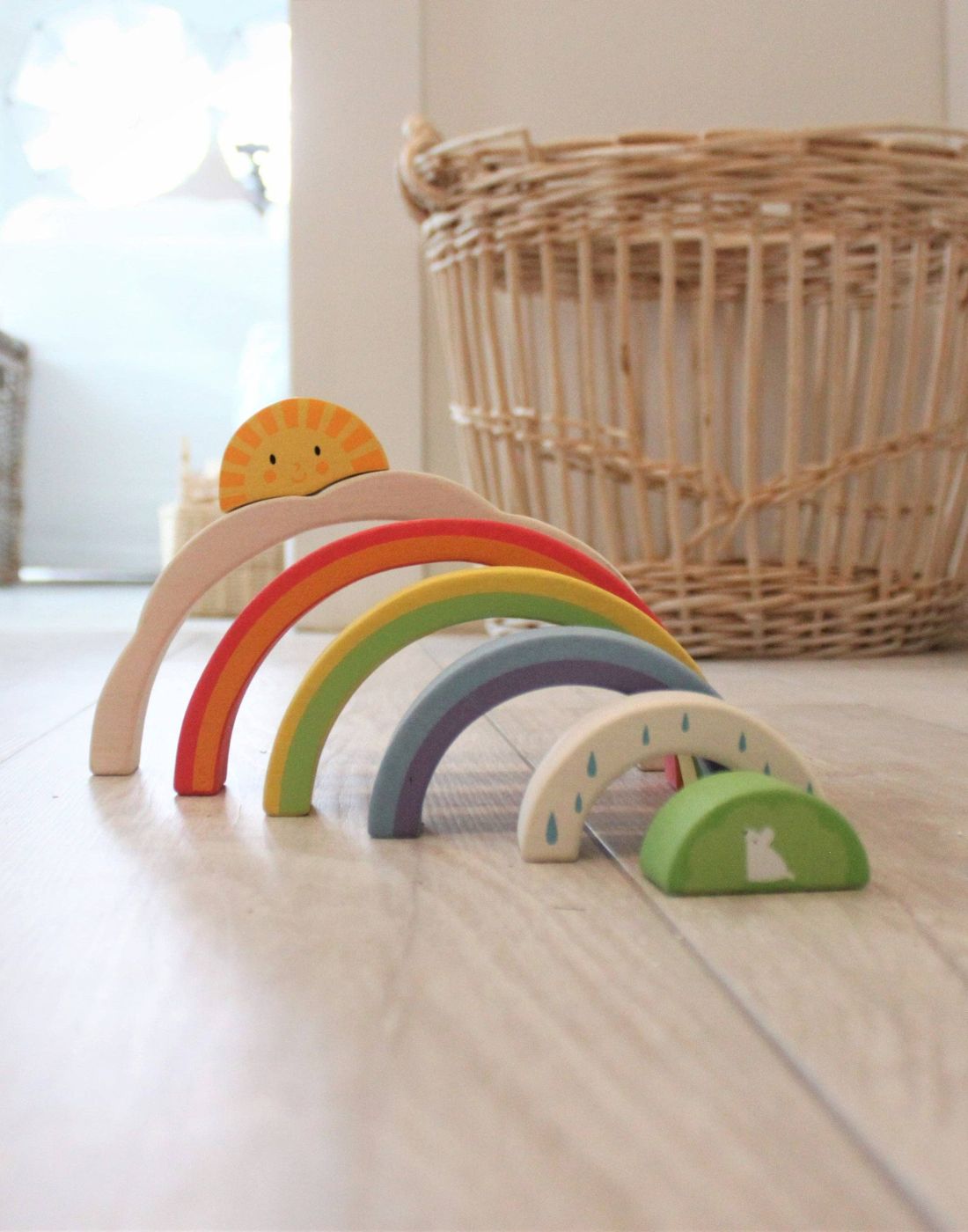 Rainbow Tunnel Wooden Toy