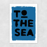 To The Sea (Blue) Print A2