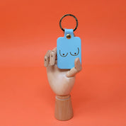 Boobs Keyring | Leather